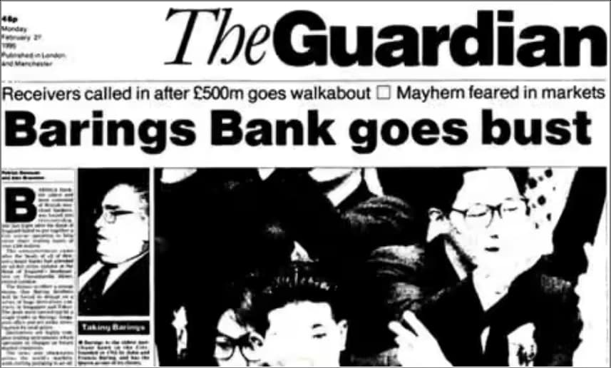 Barings Bank Risk Management Lessons for Traders