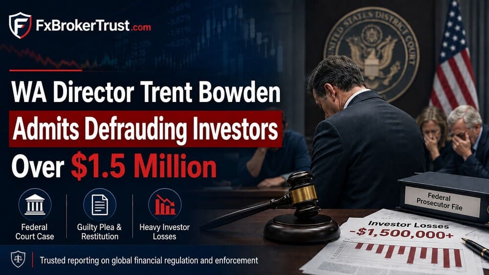 WA Director Pleads Guilty to A$1.5M Investor Fraud